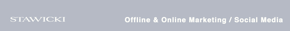 STAWICKI - Offline und Online Marketing